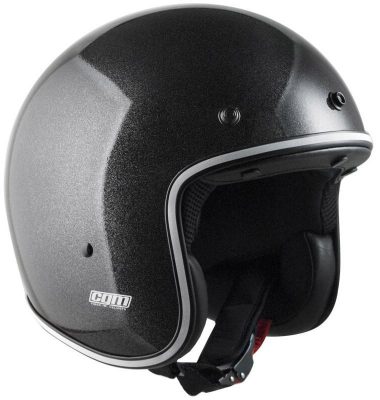 CASCO JET VINTAGE IN FIBRA CGM 170Y DIAMOND - NERO GLITTER