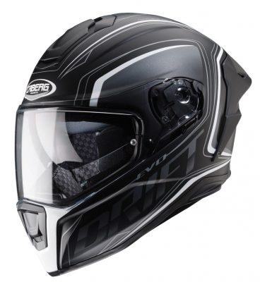 CASCO INTEGRALE FIBRA CABERG DRIFT EVO INTEGRA - NERO OPACO BIANCO