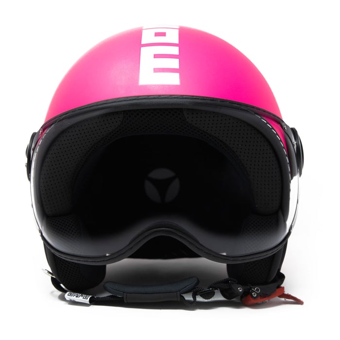 CASCO JET MOMO DESIGN FGTR – FUXIA WHITE BLACK - Non Solo Caschi