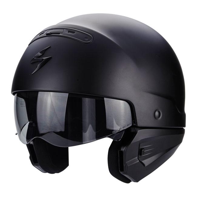 Casco Moto Modulare Scorpion EXO-930 EVO Nero Opaco