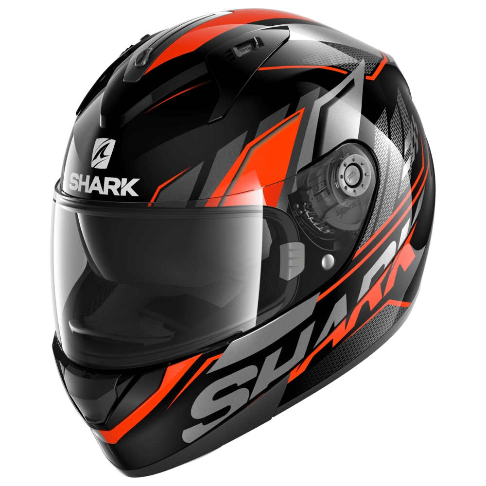 CASCO INTEGRALE SHARK RIDILL 1.2 PHAZ – NERO ROSSO LUCIDO - Non Solo Caschi