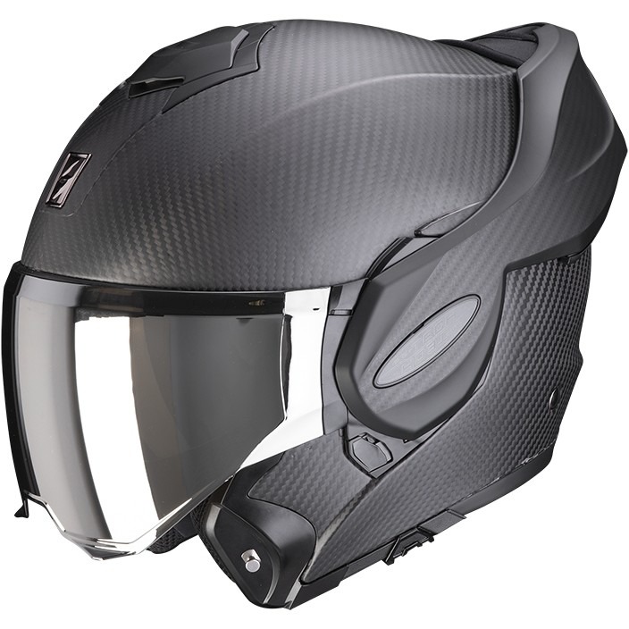 CASCO MODULARE MENTONIERA RIBALTABILE SCORPION EXO TECH CARBON - Non Solo  Caschi