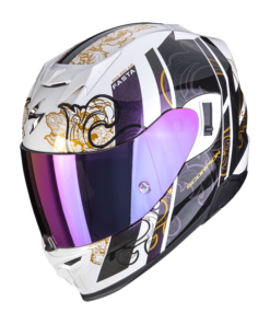CASCO INTEGRALE SCORPION EXO 520 FASTA  - CAMALEONTE BIANCO