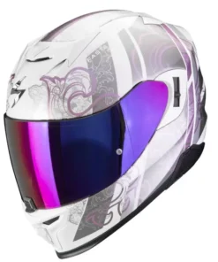 CASCO INTEGRALE SCORPION EXO 520 EVO AIR FASTA - BIANCO VIOLA