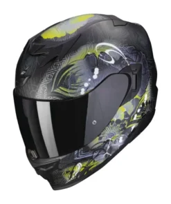CASCO INTEGRALE SCORPION EXO 520 EVO AIR MELROSE - NERO OPACO GIALLO
