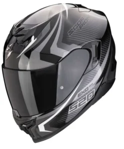 CASCO INTEGRALE SCORPION EXO 520 EVO AIR TERRA - NERO ARGENTO BIANCO